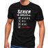 Herren T-Shirt Grillen Aufdruck Seriengriller Strichliste Fleisch Kein Gemüse Fun-Shirt Grillgeschenk lustig Moonworks®preview