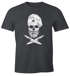 Herren T-Shirt Grillen Koch Totenkopf Messer Hipster Skull Chef Grill-Shirt Moonworks®preview