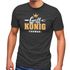 Herren T-Shirt Grillen Schriftzug Grillkönig Name personalisierte Geschenke Fun-Shirt Spruch lustigMoonworks®preview