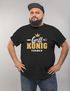 Herren T-Shirt Grillen Schriftzug Grillkönig Name personalisierte Geschenke Fun-Shirt Spruch lustigMoonworks®preview