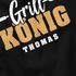 Herren T-Shirt Grillen Schriftzug Grillkönig Name personalisierte Geschenke Fun-Shirt Spruch lustigMoonworks®preview