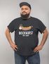 Herren T-Shirt Grillen Ziege Bock Wurst mit Senf Witz Cartoon Wortspiel Fun-Shirt Spruch lustig Moonworks®preview