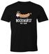 Herren T-Shirt Grillen Ziege Bock Wurst mit Senf Witz Cartoon Wortspiel Fun-Shirt Spruch lustig Moonworks®preview
