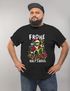 Herren T-Shirt Grinch Frohe Weihnachten Spruch Sarkasmus Schwarzer Humor XMAS Outfit Männer Moonworks®preview