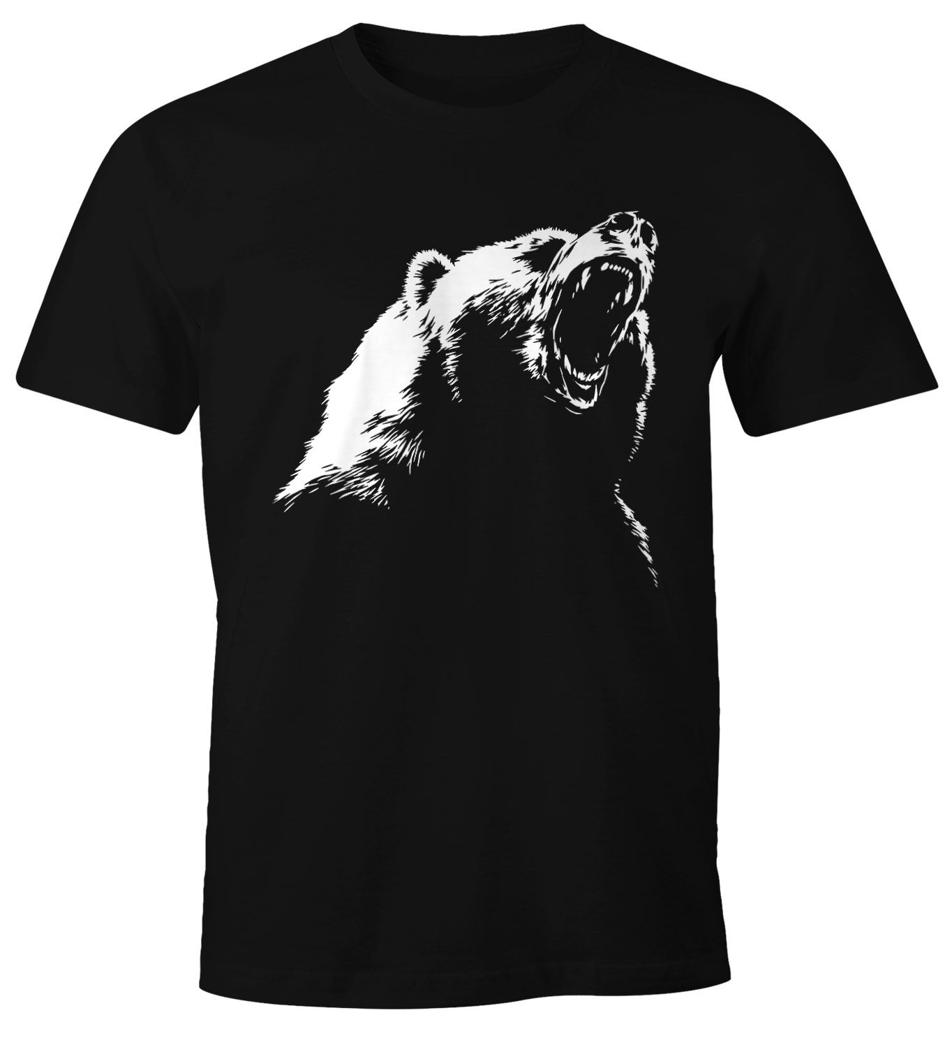 Herren T-Shirt Grizzly Bär Moonworks®