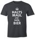 Herren T-Shirt Halts Maul und hol Bier Fun-Shirt Moonworks®preview