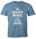 Herren T-Shirt Halts Maul und hol Bier Fun-Shirt Moonworks®preview