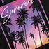 Herren T-Shirt Hawaii Summer Schriftzug Palmen Foto-Print Sommer Surfing Fashion Streetstyle Neverless®preview