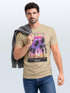 Herren T-Shirt Hawaii Summer Schriftzug Palmen Foto-Print Sommer Surfing Fashion Streetstyle Neverless®preview