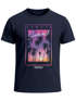 Herren T-Shirt Hawaii Summer Schriftzug Palmen Foto-Print Sommer Surfing Fashion Streetstyle Neverless®preview