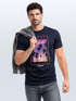 Herren T-Shirt Hawaii Summer Schriftzug Palmen Foto-Print Sommer Surfing Fashion Streetstyle Neverless®preview