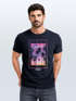 Herren T-Shirt Hawaii Summer Schriftzug Palmen Foto-Print Sommer Surfing Fashion Streetstyle Neverless®preview
