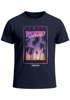 Herren T-Shirt Hawaii Summer Schriftzug Palmen Foto-Print Sommer Surfing Fashion Streetstyle Neverless®preview