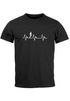 Herren T-Shirt Heartbeat Herzschlag Laufen Joggen Fun-Shirt Moonworks®preview