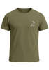 Herren T-Shirt Hirsch Wald-Tiere Printshirt Logo Aufdruck Outdoor Fashion Streetstyle Neverless®preview