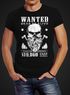 Herren T-Shirt Holzfäller Wanted Bart Totenkopf Lumberjack Neverless®preview