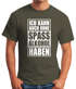 Herren T-Shirt Ich kann auch ohne Spaß Alkohol haben Fun-Shirt Spruch-Shirt Party Feiern Festival Moonworks®preview