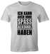 Herren T-Shirt Ich kann auch ohne Spaß Alkohol haben Fun-Shirt Spruch-Shirt Party Feiern Festival Moonworks®preview