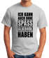 Herren T-Shirt Ich kann auch ohne Spaß Alkohol haben Fun-Shirt Spruch-Shirt Party Feiern Festival Moonworks®preview