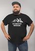 Herren T-Shirt Ich kenn da ne Abkürzung Fahrrad Mountainbike MTB Radfahren Berge Fun-Shirt Moonworks®preview