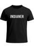 Herren T-Shirt Indianer Fasching Karneval Fastnacht Last Minute Verkleidung Fun-Shirt Slim Fit Moonworks®preview