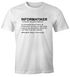 Herren T-Shirt Informatiker Definition Fun-Shirt Moonworks®preview