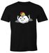 Herren T-Shirt Irokesen Regenbogen Wolke Rainbow Cloud Emoticon Fun-Shirt Moonworks®preview