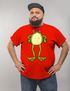 Herren T-Shirt Karneval Fasching Frosch Kostüm-Ersatz Verkleidung Last Minute Faschingskostüme Funshirt Moonworks®preview