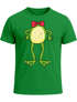 Herren T-Shirt Karneval Fasching Frosch Kostüm-Ersatz Verkleidung Last Minute Faschingskostüme Funshirt Moonworks®preview