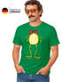 Herren T-Shirt Karneval Fasching Frosch Kostüm-Ersatz Verkleidung Last Minute Faschingskostüme Funshirt Moonworks®preview