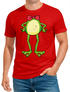 Herren T-Shirt Karneval Fasching Frosch Kostüm-Ersatz Verkleidung Last Minute Faschingskostüme Funshirt Moonworks®preview