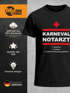 Herren T-Shirt Karneval Faschings Notarzt lustiges Party-Shirt Kostümersatz Last Minute Verkleidung Printshirt Spruch Moonworks®preview
