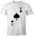 Herren T-Shirt Kartenspiel Kostüm Spielkarten Gruppenkostüm Partnerkostüm Fasching Karneval Faschingsshirt Moonworks®preview