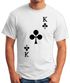 Herren T-Shirt Kartenspiel Kostüm Spielkarten Gruppenkostüm Partnerkostüm Fasching Karneval Faschingsshirt Moonworks®preview