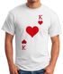 Herren T-Shirt Kartenspiel Kostüm Spielkarten Gruppenkostüm Partnerkostüm Fasching Karneval Faschingsshirt Moonworks®preview