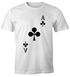 Herren T-Shirt Kartenspiel Kostüm Spielkarten Gruppenkostüm Partnerkostüm Fasching Karneval Faschingsshirt Moonworks®preview
