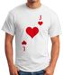 Herren T-Shirt Kartenspiel Kostüm Spielkarten Gruppenkostüm Partnerkostüm Fasching Karneval Faschingsshirt Moonworks®preview