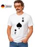 Herren T-Shirt Kartenspiel Kostüm Spielkarten Gruppenkostüm Partnerkostüm Fasching Karneval Faschingsshirt Moonworks®preview