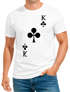Herren T-Shirt Kartenspiel Kostüm Spielkarten Gruppenkostüm Partnerkostüm Fasching Karneval Faschingsshirt Moonworks®preview