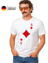Herren T-Shirt Kartenspiel Kostüm Spielkarten Gruppenkostüm Partnerkostüm Fasching Karneval Faschingsshirt Moonworks®preview