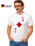 Herren T-Shirt Kartenspiel Kostüm Spielkarten Gruppenkostüm Partnerkostüm Fasching Karneval Faschingsshirt Moonworks®preview