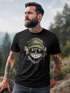 Herren T-Shirt Katzen-Motiv cool Kopfhörer Musik Fashion Streetstyle Neverless® preview