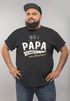 Herren T-Shirt 'Koch-Spruch bei Papa schmeckts am besten Fun-Shirt Spruch lustig Geschenk Vater Papa Moonworks®preview