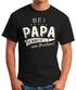 Herren T-Shirt 'Koch-Spruch bei Papa schmeckts am besten Fun-Shirt Spruch lustig Geschenk Vater Papa Moonworks®preview