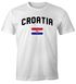 Herren T-Shirt Kroatien Croatia Hrvatska Fan-Shirt WM 2018 Fußball Weltmeisterschaft Moonworks®preview