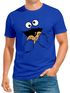 Herren T-Shirt Krümelmonster Keks Cookie Monster Fasching Karneval Kostüm Moonworks®preview