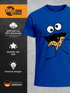 Herren T-Shirt Krümelmonster Keks Cookie Monster Fasching Karneval Kostüm Moonworks®preview