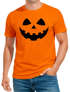 Herren T-Shirt Kürbis Halloween Party Kostüm Fasching Herbst Männer Fun-Shirt lustig Moonworks®preview