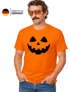 Herren T-Shirt Kürbis Halloween Party Kostüm Fasching Herbst Männer Fun-Shirt lustig Moonworks®preview