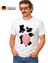 Herren T-Shirt Kuh Kostüm Verkleidung Karneval Fasching Fastnacht Kostümidee Last Minute lustig Fun-Shirt Moonworks®preview